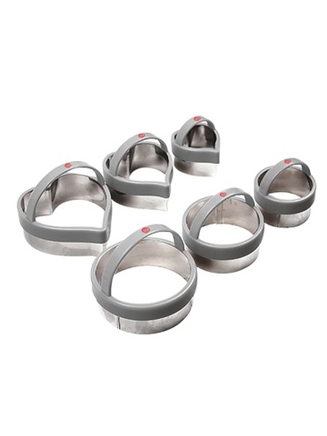 Slique Premium Decorating Tool Cookie Cutter Set of 6