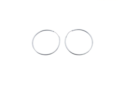 Unisilver 925 Sterling Silver 10MM Hoop Earring