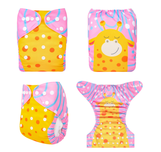 Alva Baby Cloth Diapers Washable Reusable Real Cloth Pocket Nappy Diaper Only D18