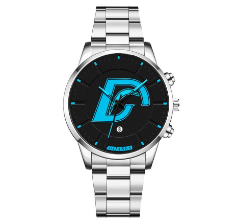 Luxury Gold Mens Minimalist Stainless Steel Analog Watches Men Business Casual Calendar Quartz Wrist Watch Relo Ng Kalalakihan SILVER BLUE