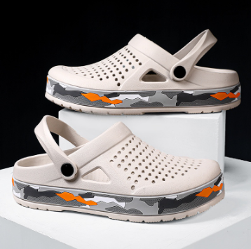 Crocs Shoes Lite Ride Men Casual Non-slip Flat Sandals Korean Trend Sandals Beach Shoes