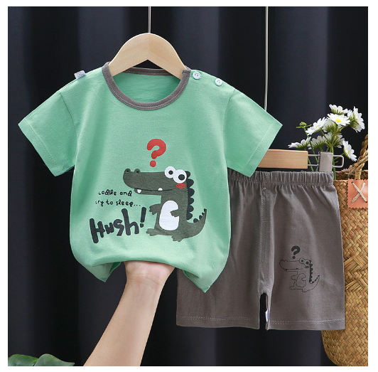 Boy Clothes Corp Terno for Kids Boys Fashion Sando Shorts Set Summer Terno For Kid Boy D2