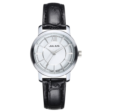 JULIUS Genuine Fashion Couple Watch Bamboo Belt Anti Couple Watch JA-808 3
