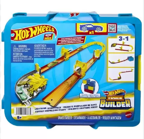 Hot Wheels Track Builder Lightning Speed Pack Playset with Die-Cast for ages 6 years and up