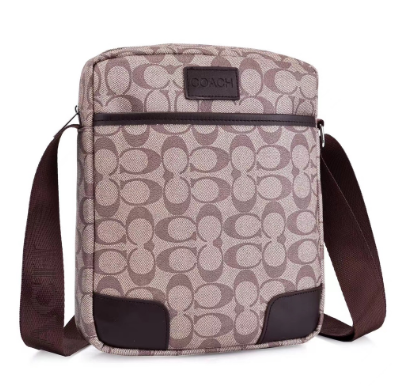 Coach Men's Leather Sling Bag Good Quality 189-2#