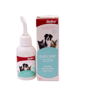 Bioline Ear Wash for Dogs & Cats 50ml