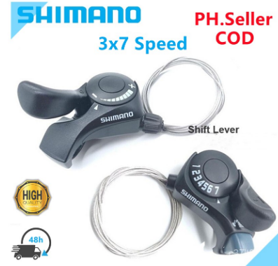 Shimano Thumb Gear Shifter Sl-Tx30 Mtb Mountain Bike Bicycle 3x7 Speed Trigger Lever Black