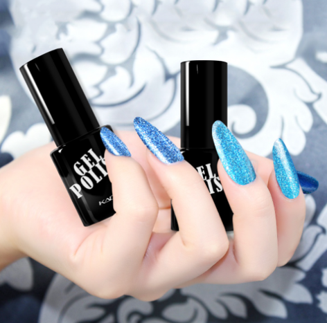 Platinum Nail Glitter Gel Polish nail lacquers UV LED Soak Off Nail Gel Color 9.5ml Nail Gel Lacquer UV