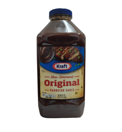 Kraft Barbeque Sauce Slow Simmered Original BBQ Sauce Marinade  2.3kg