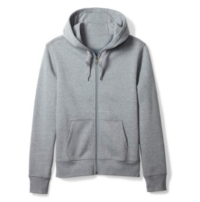 Plain Hoodie Jacket With Zipper/Unisex 10 Colors