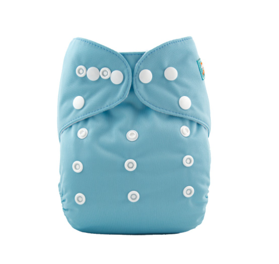 Alva Baby Cloth Diapers Solid Color One Size Adjustable Reusable Washable Pocket Cloth Diaper Cloth Diaper Only P1