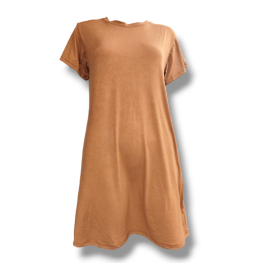 KELA MATERNITY T-SHIRT DRESS FOR ALL MOMMIES FIT TO MEDIUM TO XLARGE BODY FRAME COTTON SPANDEX C1