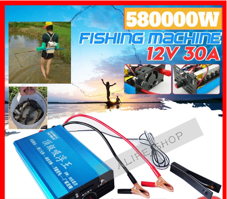 58000W Ultrasonic Inverter Electro Fish Fisher Fishing Machine Shocker Stunner