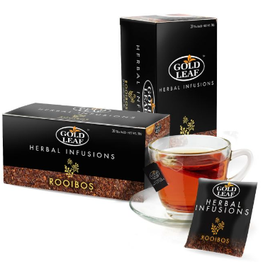 Gold Leaf Herbal Infusions: Rooibos Tea 20 Teabags