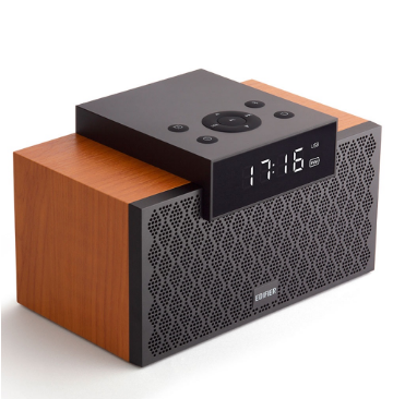 Edifier Mp260 Wireless Bluetooth Speaker Subwoofer Stereo Wooden Portable 3d Surround High-Power
