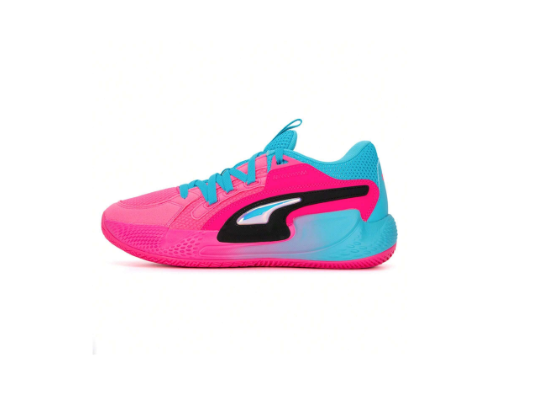 Puma Men's Fashionable Contrast Color Basketball Shoes Suitable For Match, Training, Comfortable Wear