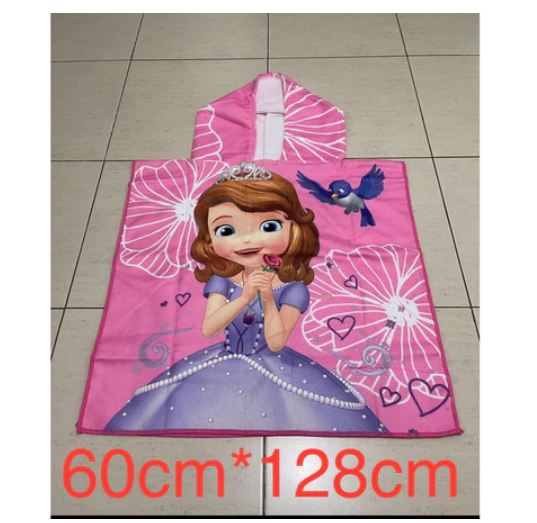 Essential Kids Bath Towel with Hood and Rectangle Bath Towel BT4