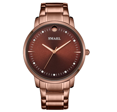 SMAEL 9023 Brand Business Mens Watches Fashion Waterproof Clock Stainless Steel Quartz Men's Watch Top Luxury Wrist Watch 002