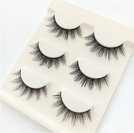 BEAUTY GLAZED 3PairS 3D Lashes Long Thicken Curl False Eyelashes Eyes Lash Eyelash
