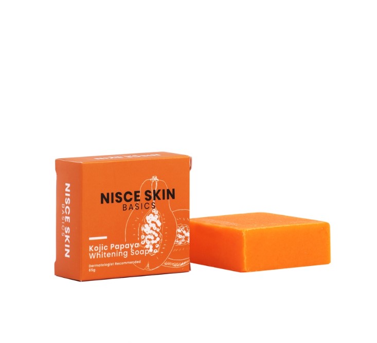 Nisce Skin Basics  Kojic Papaya Whitening Soap 100G 10Pcs