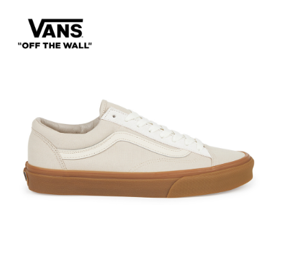 Vans Style 36 Light Brown/White Canvas Sneakers For Men