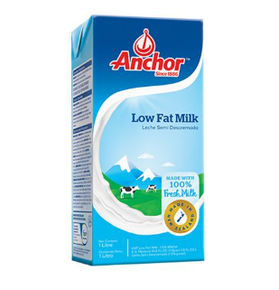 Anchor Low Fat Milk UHT Plain 1L