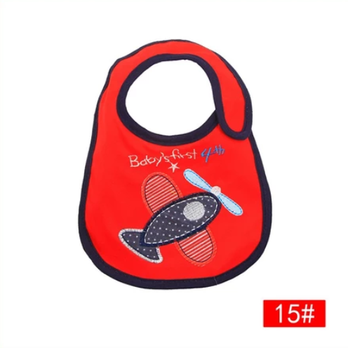 Cotton 3-Layer Cartoon Baby Bib B20