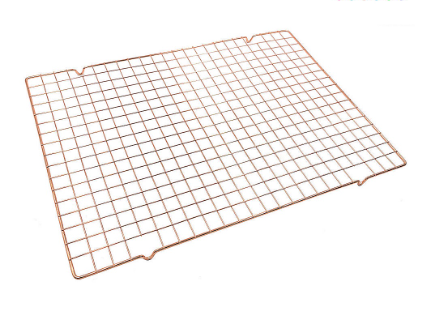 Delish Treats Stainless Steel Cooling Rack (50cm x 36cm) - Rose Gold (1pc)