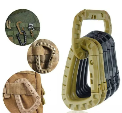 Keychain/Carabiner/Snapling Clip Hanging D-Shape