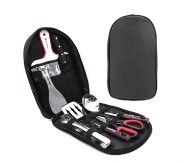 Popcorn Outdoor Camping Kitchenware Set Cutlery Set 8 Piece Set Portable Cookware BBQ Tool Set
