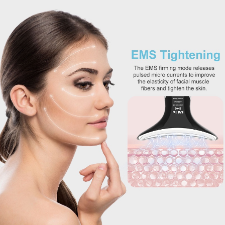 AmazeFan Neck Beauty Lifting Device 3LED Colors Skin care Tighten Anti Wrinkle Face Slimming Massage