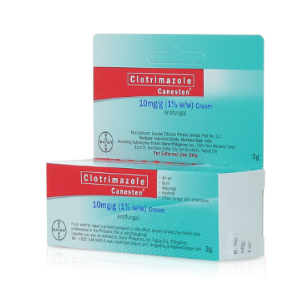 CANESTEN® Clotrimazole Antifungal Cream for Buni, Hadhad, An-an, Alipunga 3g