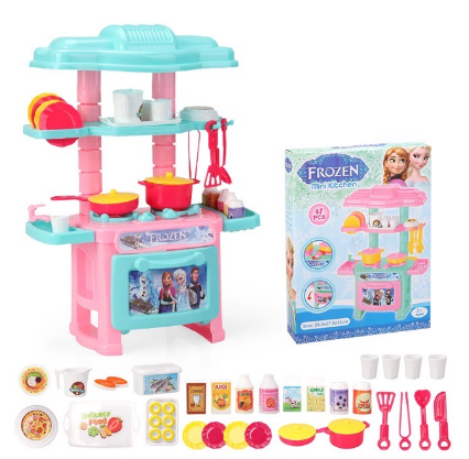 Mini Kid Candy 47 PCS Mini Cartoon Kitchen Fun pretend Cooking Toy Set girls kitchen play toys