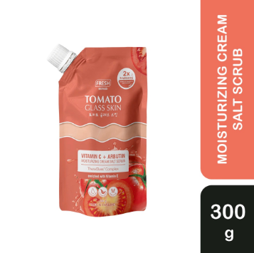 FRESH Skinlab Tomato Glass Skin Vitamin C + Arbutin Salt Scrub 300G
