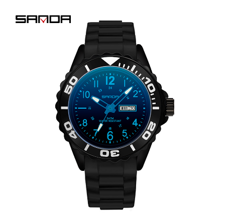 Sanda Luxury Waterproof Quartz Women Watch Fashion Women Casual Creative Women Watch BLACK BLUE