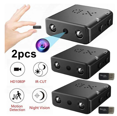 Mini Nanny Camera 1920x1080P Home Security Camcorder Infrared Night Vision Motion Detection Support TF Card Up To 32G Micro Cam