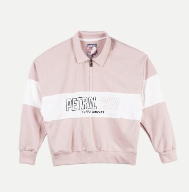 Petrol Ladies Basic Long Sleeve Jacket for Women Trendy Fashion Regular Fitting 118617 Dusty Pink