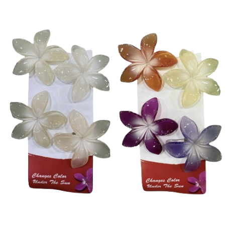 HAIRSTORY Sun Color Changing Clips Big Flower Pin Curl