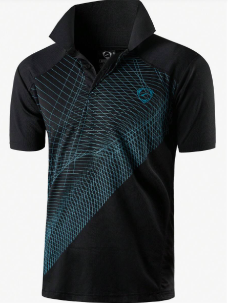 1pc Men's Slim Fit Sports Polo Shirt For Tennis, Golf, Bowling, Quick Dry Gym Clothes Men
