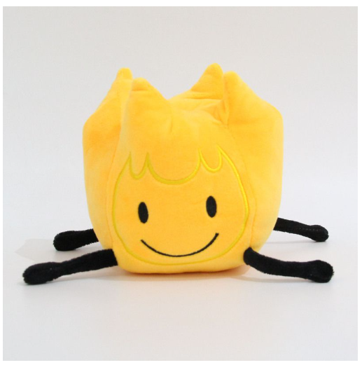 Plush Toy Leafy Firey Flower Block Waterdrop Bubble Plushie Pillow Doll Kids L3