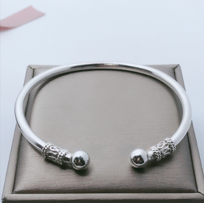 Silver Korean Fashion Jewelry Accessory Ladies' Bangle 19