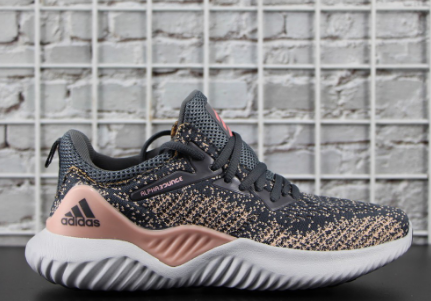 Adidas Alpha Bounce Unisex Running Women Men Shoes Rubber black white