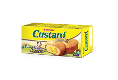 Orion Custard Softcake  138g x 6's