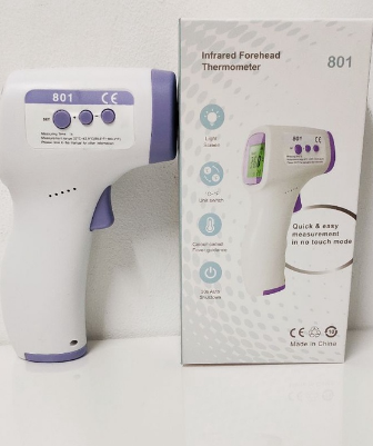 Infrared Gun Thermometer Forehead/Body Temperature with Fever alarm for Adult and baby