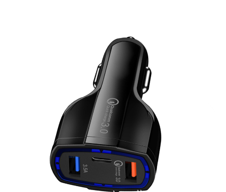 FONKEN Fast Charging QC3.0 Dual USB Car Phone Charger Adapter