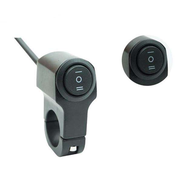 3 Way Mini Driving Light MDL Clamp Type Switch Waterproof for Motorcycle