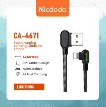Mcdodo CA-4671 Fast Charging Gaming Cable for iPh 1.2m