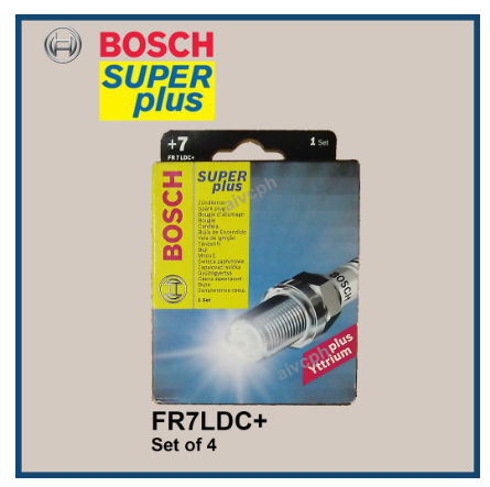 Bosch FR7LDC+ Spark Plugs (Set of 4) Super Plus BMW VW (CrossRef F7LDCR BKR6EK) sparkplug Plug E36