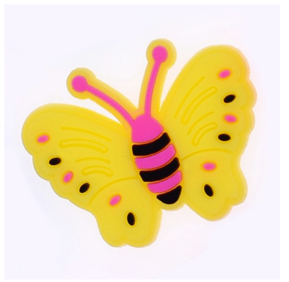 Cartoon Butterflies jibbits croc Pins for Shoes Decoration High Quality S6