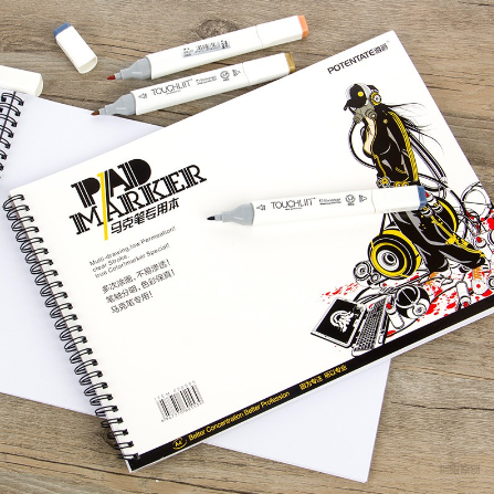 SeamiArt Potentate A4 A5 32 Sheets Marker Pen Drawing Paper Pad Sketch Book